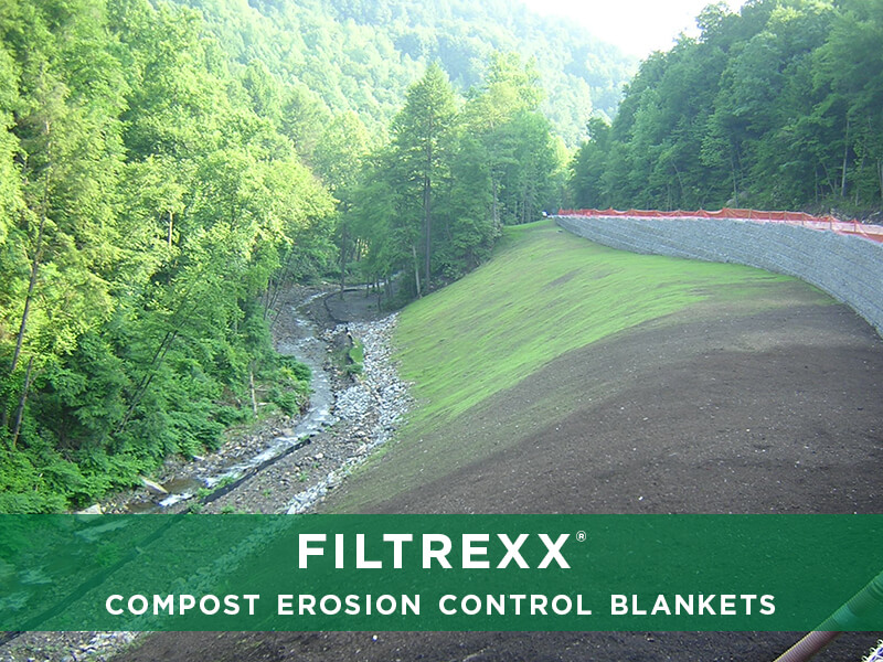 Filtrexx Compost Erosion Control Blankets, Soil Stabilization to