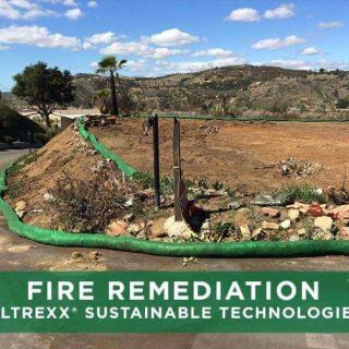 Filtrexx SiltSoxx for post-fire remediation