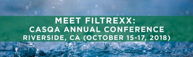 Filtrexx exhibits at 2018 CASQA Conference in Riverside, CA